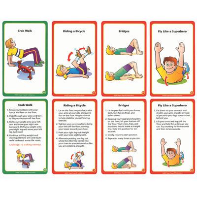 Upper Body and Core Strength Fun Deck