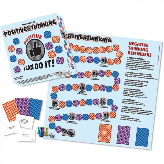 Resources For Therapists Teachers Parents And Carers Positive Thinking Board Game Winslow