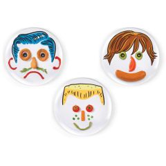 Dinner Do's Boy Face Plate - Set of 3